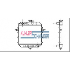 0601201 KUHLER SCHNEIDER Радиатор, охлаждение двигател