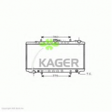 31-0252 KAGER Радиатор, охлаждение двигателя