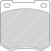 FDB810 FERODO Комплект тормозных колодок, дисковый тормоз
