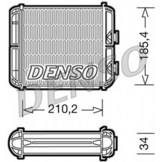 DRR20003 DENSO Теплообменник, отопление салона