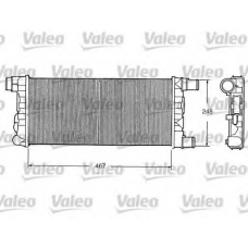 730520 VALEO Радиатор, охлаждение двигателя