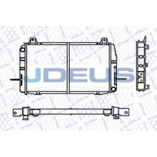 RA0120380 JDEUS Радиатор, охлаждение двигателя