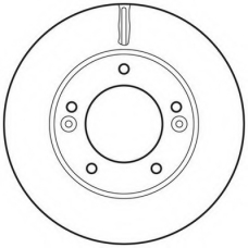 562772JC JURID Тормозной диск