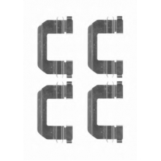 8DZ 355 204-391 HELLA PAGID Комплектующие, колодки дискового тормоза