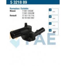 5321889 FAE Термостат, охлаждающая жидкость