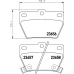T1371 PAGID Комплект тормозных колодок, дисковый тормоз