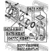 0476-KB4F FEBEST Поршень, корпус скобы тормоза