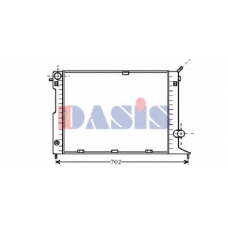 151260N AKS DASIS Радиатор, охлаждение двигателя