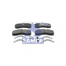 096.605 SAMPA Комплект тормозных колодок, дисковый тормоз