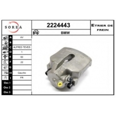 2224443 EAI Тормозной суппорт