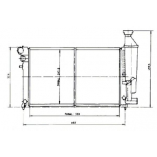 2110901 BEHR Radiator