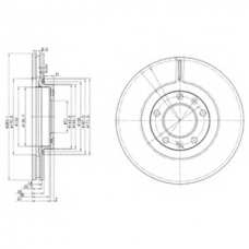 BG3682 DELPHI Тормозной диск