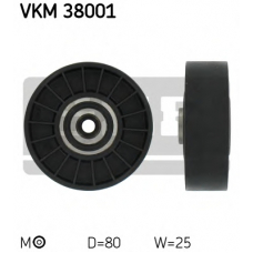 VKM 38001 SKF Натяжной ролик, поликлиновой  ремень