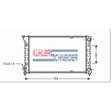 1313601 KUHLER SCHNEIDER Радиатор, охлаждение двигател