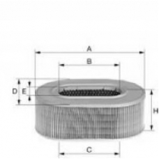 XA40 UNIFLUX FILTERS Воздушный фильтр