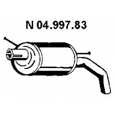 04.997.83 EBERSPACHER Глушитель выхлопных газов конечный