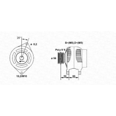 943356964010 MAGNETI MARELLI Генератор