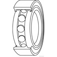 J4707011 HERTH+BUSS JAKOPARTS Комплект подшипника ступицы колеса