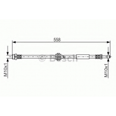 1 987 481 182 BOSCH Тормозной шланг