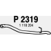 P2319 FENNO Труба выхлопного газа