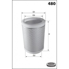 FA1462 MECAFILTER Фильтр добавочного воздуха