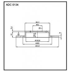 ADC 0134 Allied Nippon Гидравлические цилиндры