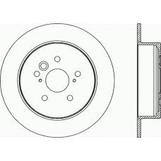 BDR2313.10 OPEN PARTS Тормозной диск