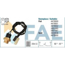 37500 FAE Термовыключатель, вентилятор радиатора