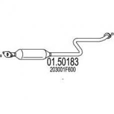 01.50183 MTS Средний глушитель выхлопных газов
