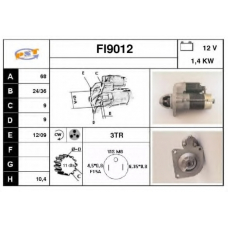 FI9012 SNRA Стартер