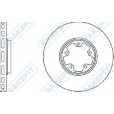 DK6076 APEC Тормозной диск