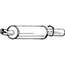 185-091 BOSAL Глушитель выхлопных газов конечный