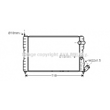CNA2037 AVA Радиатор, охлаждение двигателя