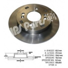 IBP-1K07 IPS Parts Тормозной диск