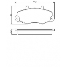 0 986 460 963 BOSCH Комплект тормозных колодок, дисковый тормоз