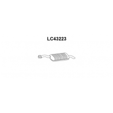 LC43223 VENEPORTE Глушитель выхлопных газов конечный