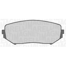 363916060494 MAGNETI MARELLI Комплект тормозных колодок, дисковый тормоз