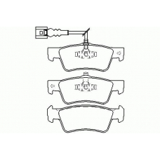 13-0460-7218-2-SET-MS MASTER-SPORT Комплект тормозных колодок, дисковый тормоз