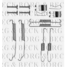 BBK6316 BORG & BECK Комплектующие, колодки дискового тормоза