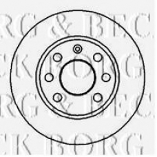 BBD4858 BORG & BECK Тормозной диск
