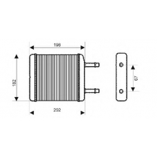 QHR2186 QUINTON HAZELL Теплообменник, отопление салона