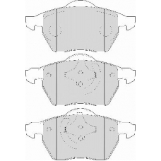 FD7014A NECTO Комплект тормозных колодок, дисковый тормоз