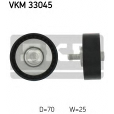 VKM 33045 SKF Паразитный / ведущий ролик, поликлиновой ремень