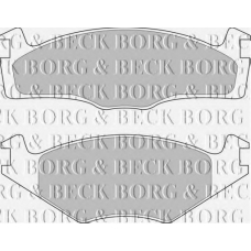 BBP1101 BORG & BECK Комплект тормозных колодок, дисковый тормоз