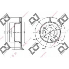 BD2195 DJ PARTS Тормозной диск