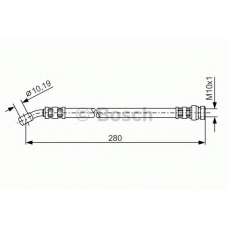 1 987 476 772 BOSCH Тормозной шланг