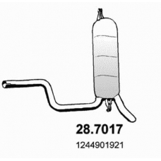 28.7017 ASSO Глушитель выхлопных газов конечный