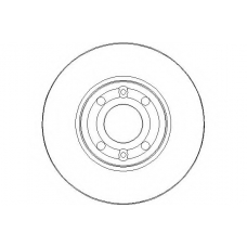 NBD1714 NATIONAL Тормозной диск