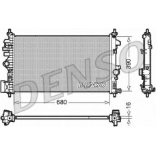 DRM20110 DENSO Радиатор, охлаждение двигателя