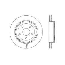 BDR2713.20 OPEN PARTS Тормозной диск